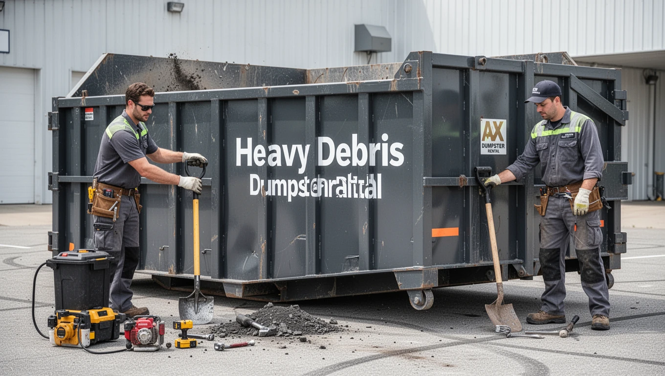 Heavy Debris Dumpster Rental