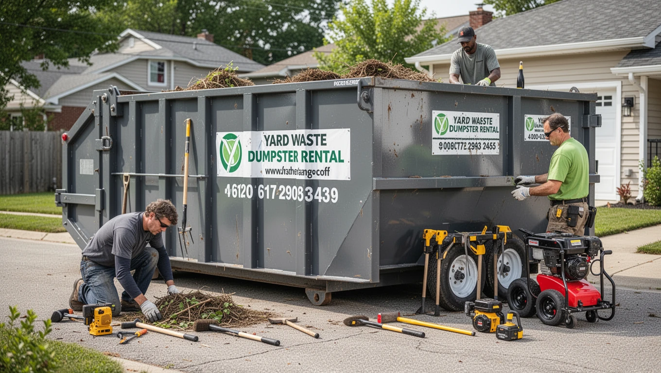 Yard Waste Dumpster Rental